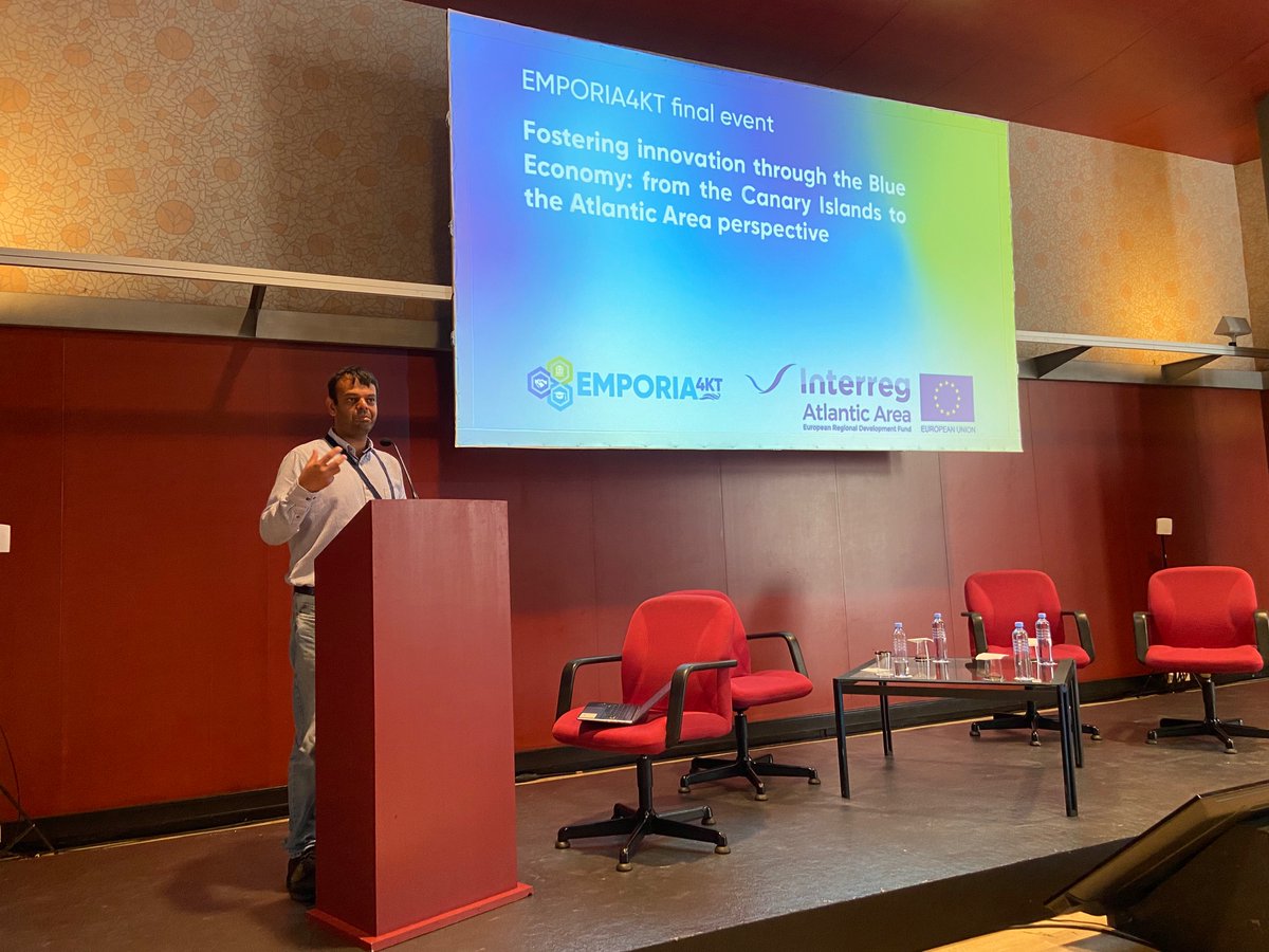 Earlier our project coordinator Aneesh Zutshi <a href="/FCTNOVA/">Faculdade de Ciências e Tecnologia | NOVA FCT</a> brought our meeting to an end with a call for continued collaboration on these critical topics for future #BlueEconomy #Innovation! #EMDinMyCountry <a href="/AtlanticArea/">Interreg Atlantic Area</a>