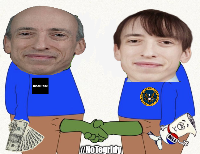 TegridySpaceEnt's tweet photo. Just last week the #SECFUD had the Fear Levels to the MAX!
Just 1 week later!! #BlackRock has brought that 80's Greed Back!!
Is this a Coincidence? #FireGaryGensler https://t.co/9VAIpRUV7c