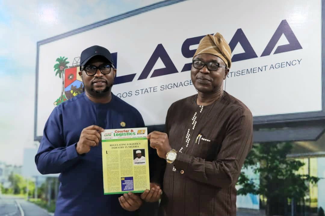 lasaaonline's tweet photo. The General Manager/CLRD (NIPOST), Mr Shonde Oludotun G. and Mr Ajibade Dayo on a courtesy visit to the agency earlier today.
#lasaa
#outdooradvertising
#foragreaterlagos https://t.co/5ZzDImSTqY