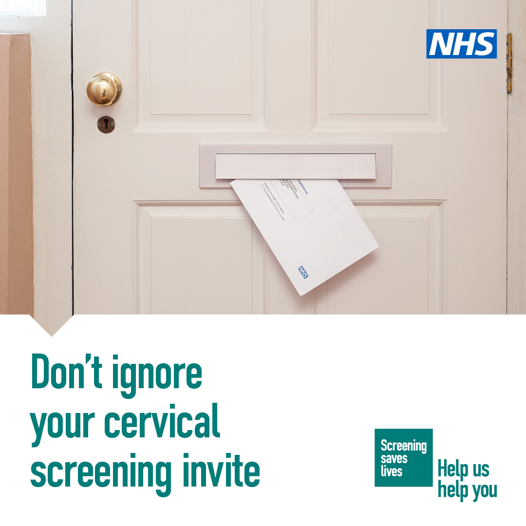 Cervical cancer is one of the most preventable cancers, yet in England 2 women die every day from it. Screening can help stop cancer before it starts. So don’t ignore your cervical screening invite book an appointment with your GP practice. nhs.uk/cervicalscreen…