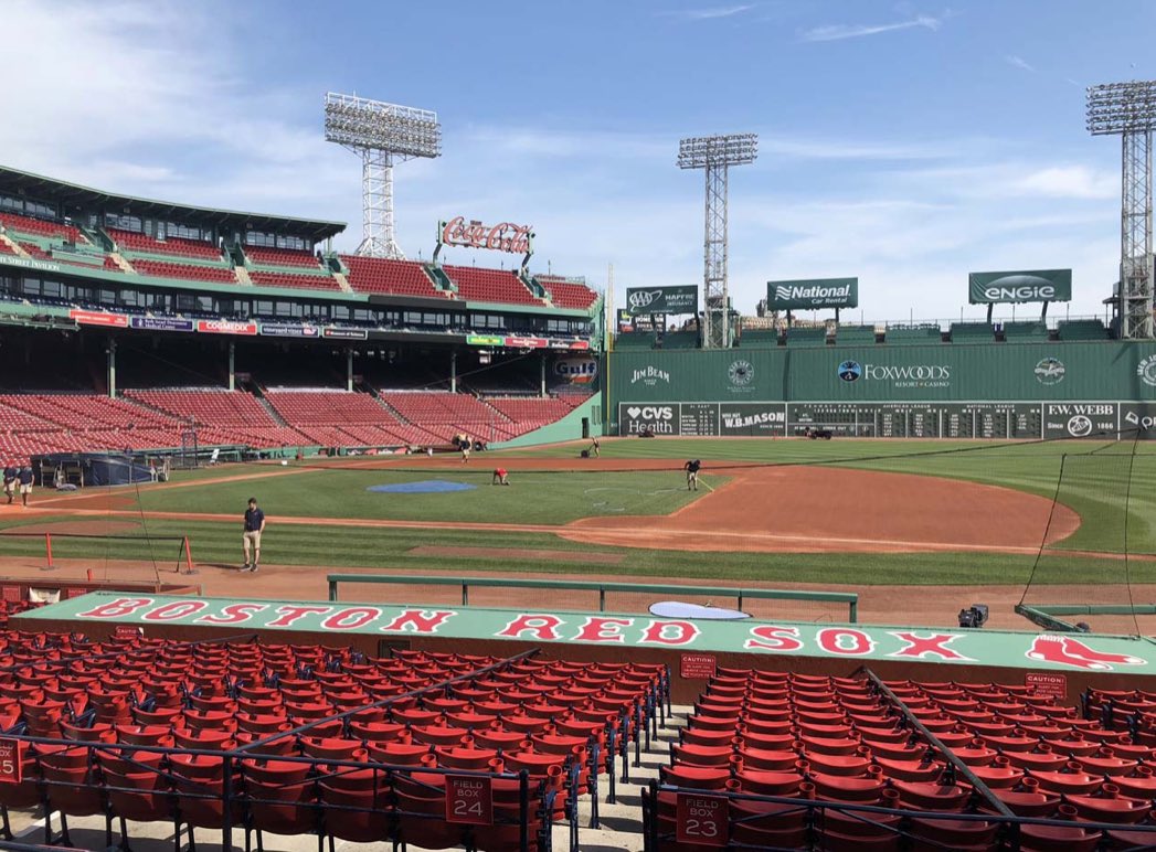 SportingVenues's tweet photo. This weeks stadium is the home of the @RedSox. #FenwayPark is one of the most famous #BaseBall stadiums in America. It has a capacity of just under 38,000 making it one of the smaller venues in the sport, but the small capacity doesn’t stop fans creating a memorable atmospheres! https://t.co/RPMuUiOz1J