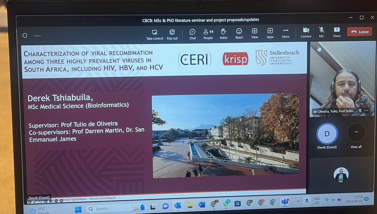 By understanding how viruses mutate and evolve, we gain valuable insights into how to prevent and treat them. Excited to see what discoveries come out of <a href="/DKTshiabuila/">Derek Tshiabuila</a>’s journey to characterise viral recombination in some of SA’s prevalent viruses, including #HIV, #HBV &amp; #HCV.