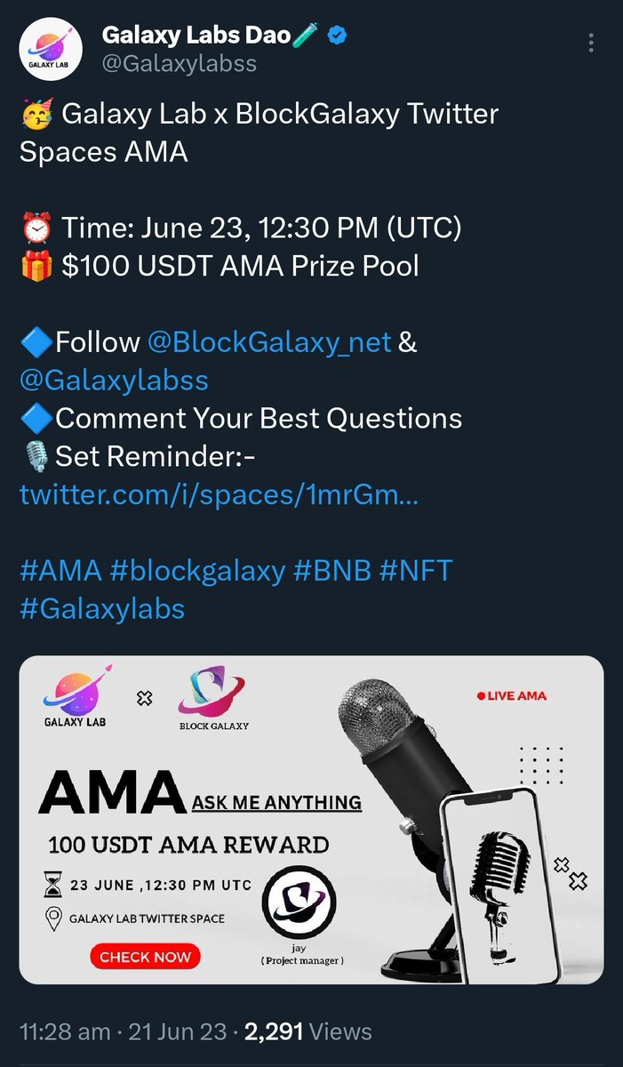Block Galaxy Network (GLAX) tweet media