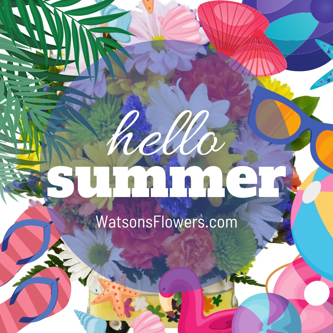 🌞 Welcome Summer !! 🦋

Check out our stunning floral collection for all your summer events at WatsonsFlowers.com. 🌻🏵️⛵

#summerflowers #summervibes #summer #bouquets #floralart #watsonflowers #flowerdesign #azflorist #mesa #tempe #gilbert #flowerdelivery