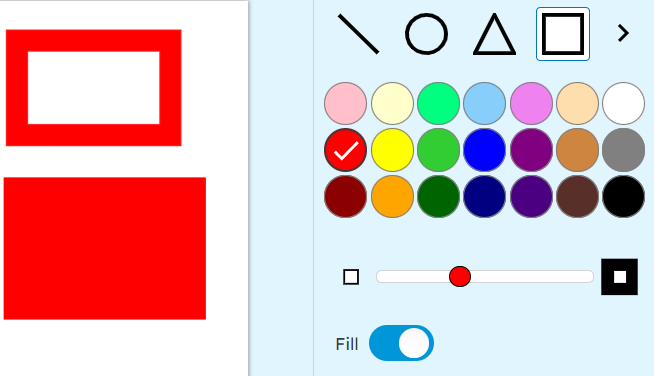 Tech4Learning's tweet photo. In the Primary theme, the Shape tool has a Fill switch to be able to paint filled shapes. #WixieUpdate2023
π©π΅πΊπ
Learn how your students can paint shapes using the Shape tool:
https://t.co/d7OTZGKiU7 https://t.co/1IidfOkp0T