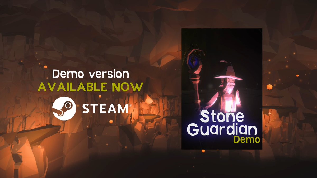 Try Stone Guardian Demo.
If you like it add it to your #wishlist : store.steampowered.com/app/1676770/St   

Happy #wishlistwednesday!🧙‍♂️
#indiedeveloper #magical #lowpoly #gamedev #unity3d #gamedevelopment #solodev #magic #adventuregame #madewithunity #steam