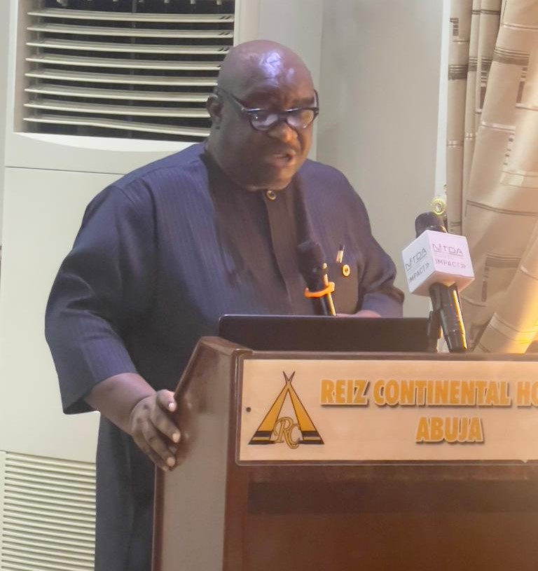 Edetaen Ojo, Executive Director of <a href="/MRA_Nigeria/">Media Rights Agenda</a>, addressing @OGPNigeria National Steering Committee (NSC) members on their role &amp; functions at an Induction &amp; Onboarding Session in Abuja for the recently inaugurated third NSC of the Open Government Partnership in Nigeria <a href="/EdetOjo/">Edetaen Ojo</a>