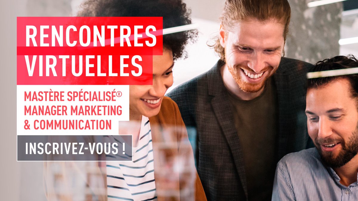 tbs_education's tweet photo. ✨ Devenez un professionnel du marketing et de la communication grâce à notre Mastère Spécialisé® Manager Marketing et Communication !

Participez à la rencontre virtuelle demain de 12h30 à 13h30 afin d'en savoir plus ! 

👉 Inscription : https://t.co/iOZktrdaNe https://t.co/pMVlMkiUg8
