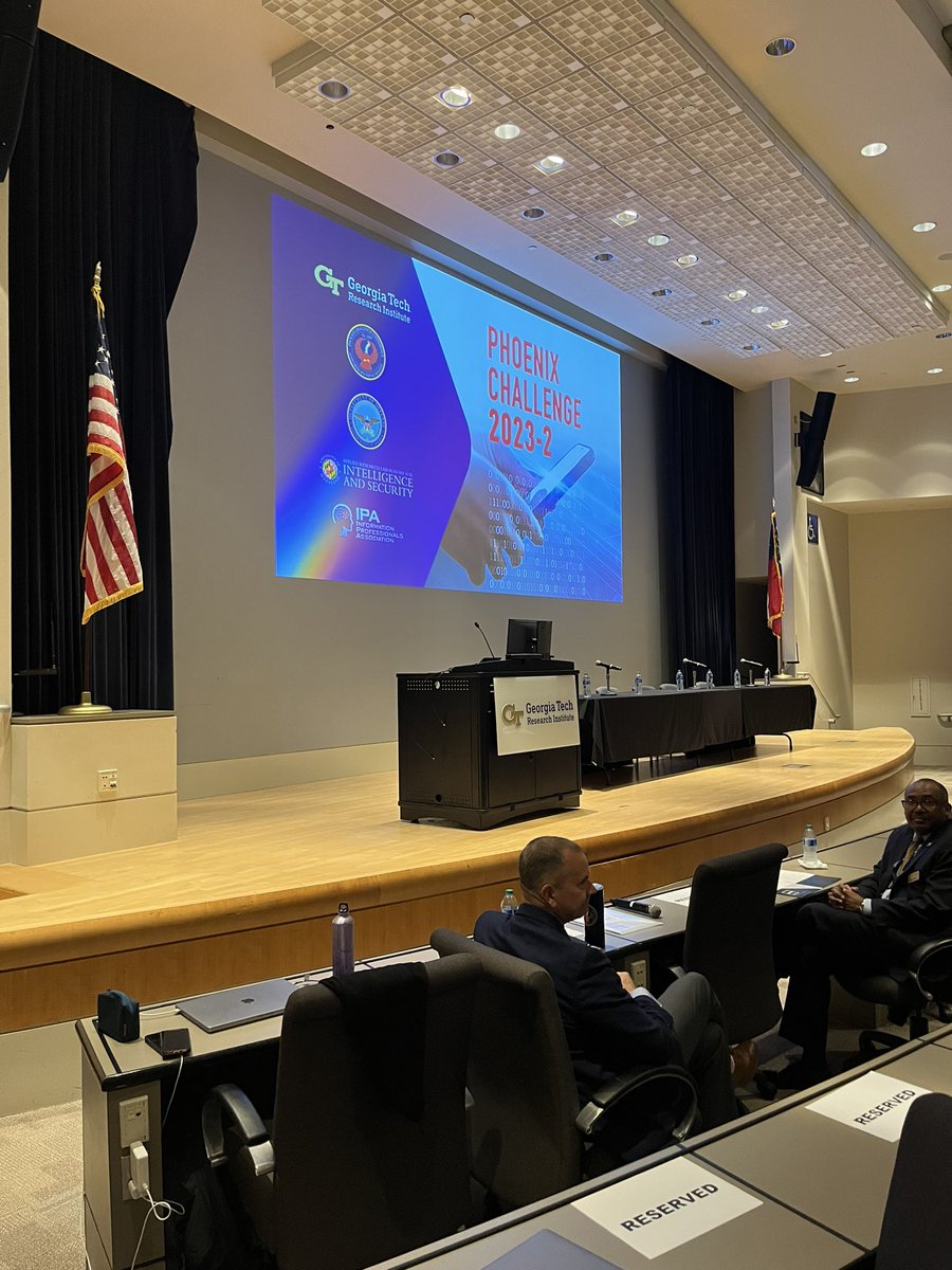 #phoenixchallenge kicking off at <a href="/GTRI/">GTRI</a> !!  @dodpolicy @umdARLIS