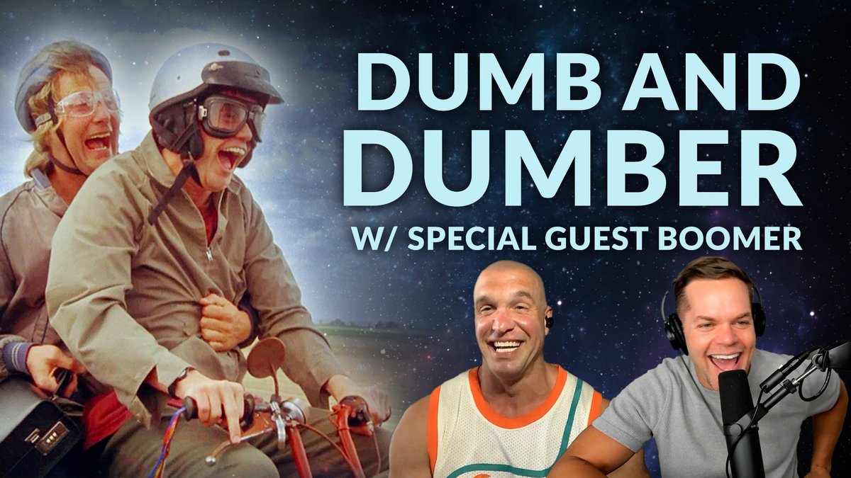 DUMB &amp; DUMBER REVIEW 
with Special Guest BOOMER premieres in 60 mins!

Patron version is 2x as long as the guys were extra dumb, silly + naughty during this recording.

Please support the show
LIKE + SUBSCRIBE + RT
youtu.be/fAqbOPaFT1I
👆👆👆👆

#tyandthatguy <a href="/Boomer_Phillips/">Boomer Phillips ️️️</a>