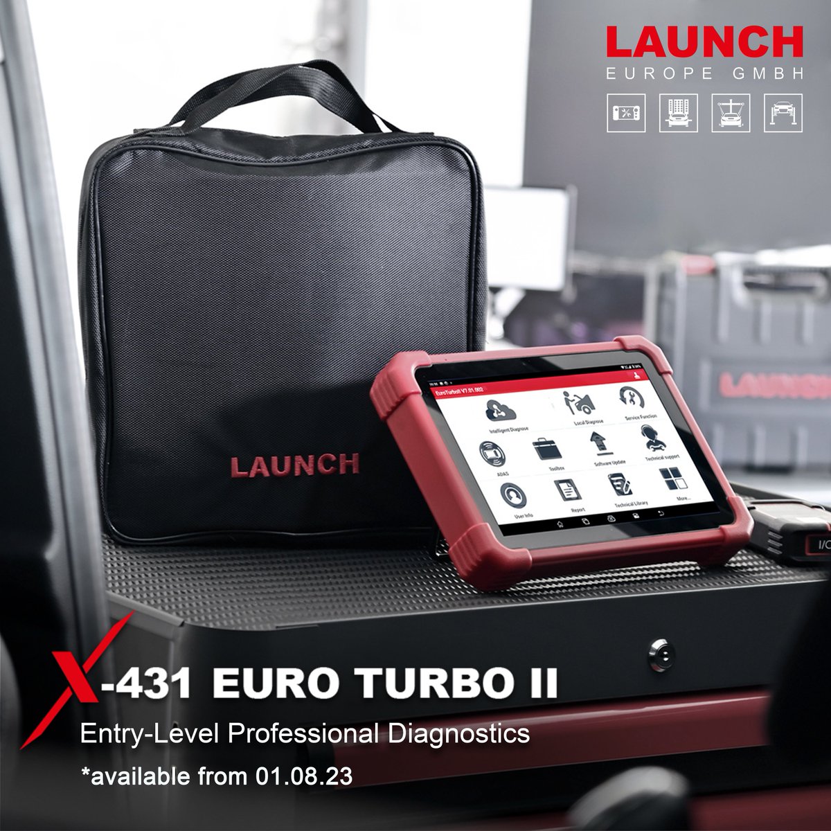 👨‍🔧 THE NEW LAUNCH X-431 TURBO II👨‍🔧
🆕hardware 🆕software 🆕functions 🆕toolbox

👉check on our homepage
launch-europe.eu/x-431-euro-tur…

#LAUNCHEurope #vehicle #car #vehiclediagnostic #cardiagnostic #cars #carmaintanance #vehiclemaintanance #workshop #garage #carworkshop