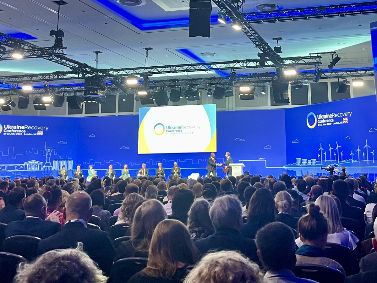 KateJosephKJ's tweet photo. From the opening of the London Stock Exchange @LSEplc this morning, to the Ukraine Recovery Conference today and tomorrow, governments, international organisations and businesses have joined together to #StandWithUkraine. #URC2023 https://t.co/PG5KF2GeMd