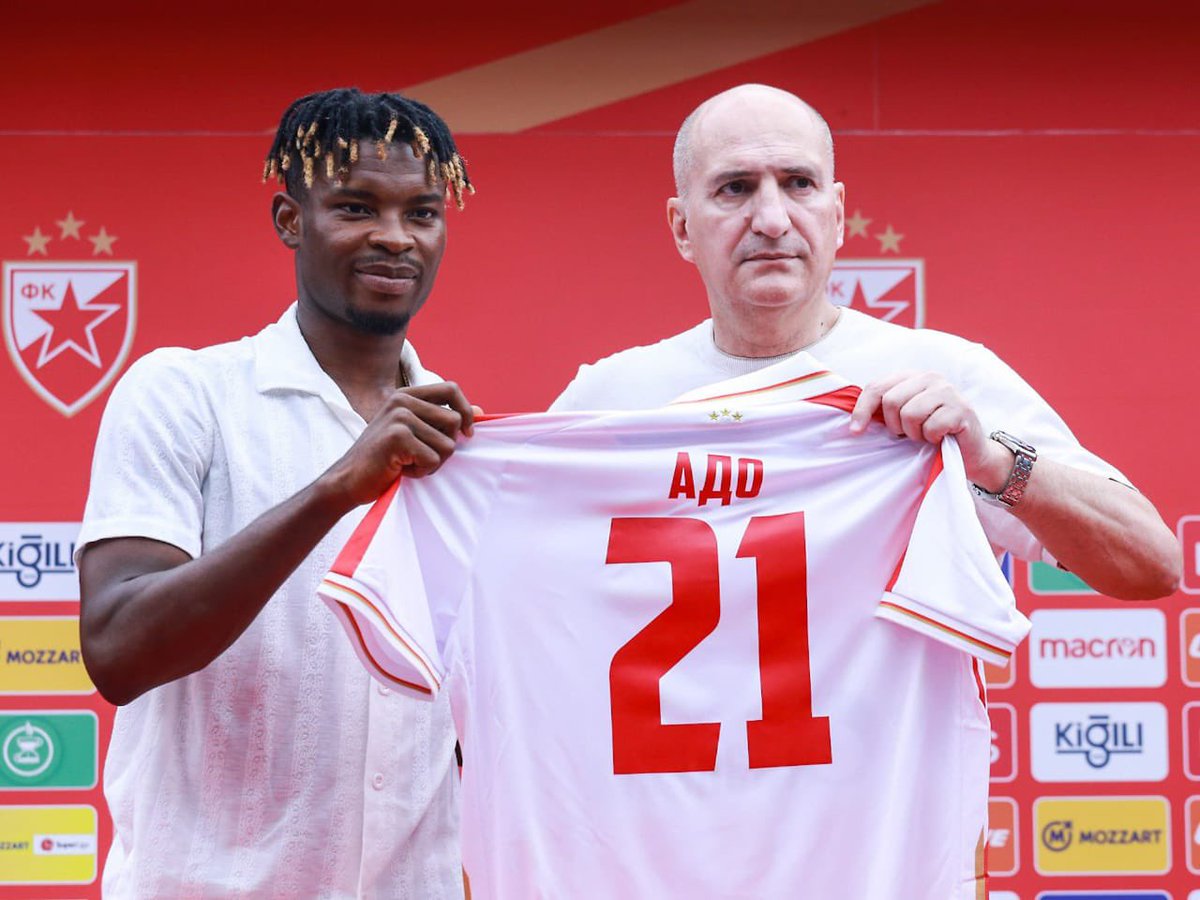 Oliver Arthur (@oliverarthurals) on Twitter photo Congratulations <a href="/EDMUNDADDO21/">Edmund Addo</a> for the move to Red Star Belgrade. It has not been an easy journey, but your commitment and loyalty made it happen. #lifetransformationagenda #dontbreakthechain #weareacommunity forza <a href="/ArthurLegacy/">ArthurLegacy Sports</a> forza <a href="/crvenazvezda_en/">FK Crvena zvezda in English</a> Congratulations <a href="/EDMUNDADDO21/">Edmund Addo</a> for the move to Red Star Belgrade. It has not been an easy journey, but your commitment and loyalty made it happen. #lifetransformationagenda #dontbreakthechain #weareacommunity forza <a href="/ArthurLegacy/">ArthurLegacy Sports</a> forza <a href="/crvenazvezda_en/">FK Crvena zvezda in English</a>