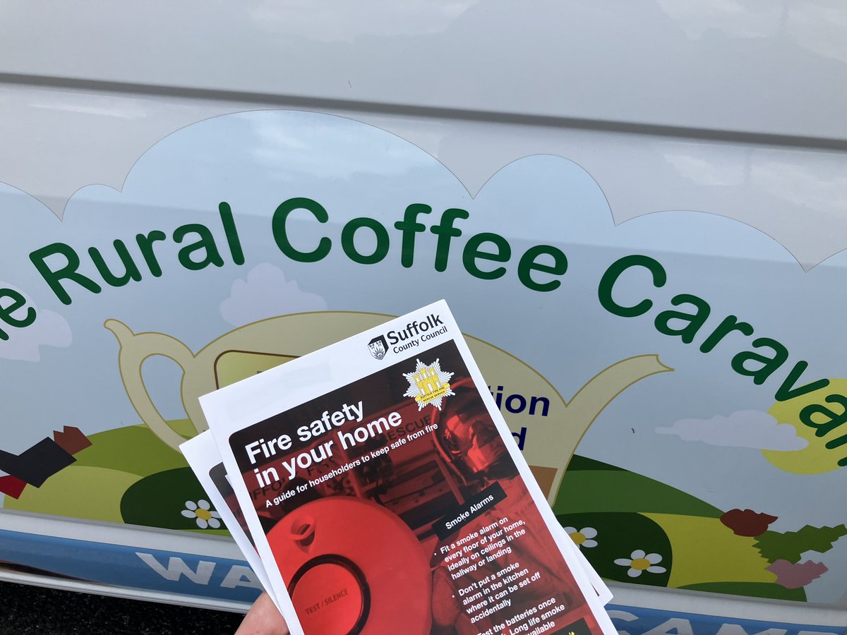 Annette at Rural Coffee Caravan ☕️ (@netrcc) on Twitter photo Happy #SuffolkDay
Visited #Woodbridge Fire Station with <a href="/suffolkcc/">Suffolk CC</a>
Good to report how @coffeecaravan is helping to signpost the prevention information of <a href="/SuffolkFire/">Suffolk Fire & Rescue Service</a> to householders across #Suffolk Happy #SuffolkDay
Visited #Woodbridge Fire Station with <a href="/suffolkcc/">Suffolk CC</a>
Good to report how @coffeecaravan is helping to signpost the prevention information of <a href="/SuffolkFire/">Suffolk Fire & Rescue Service</a> to householders across #Suffolk