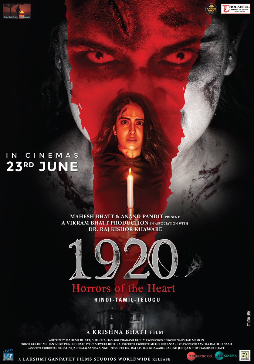 The evil is watching you. There is no place to hide

#1920 #HorrorsOfTheHeart 
in #MINI-SIVA Yemmiganur 
 on 23rd June

#1920horrorsofthehearts  
#hindimovie #nycinemas #fortheloveofcinema #movies  #maheshbhatt #vikrambhatt #horromovies