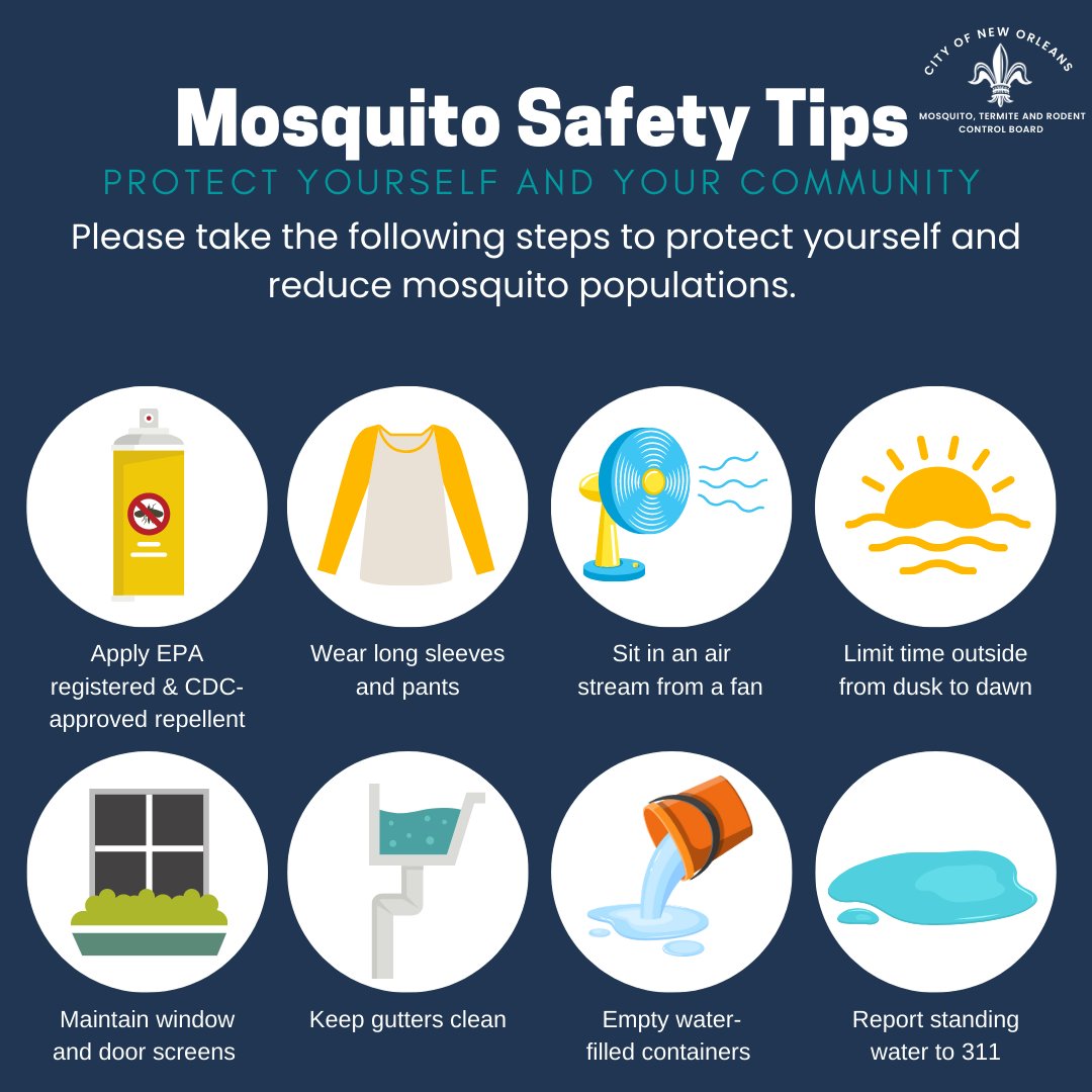 NolaMosquito's tweet photo. #MosquitoControlAwarenessWeek https://t.co/cZXqvBy4qR