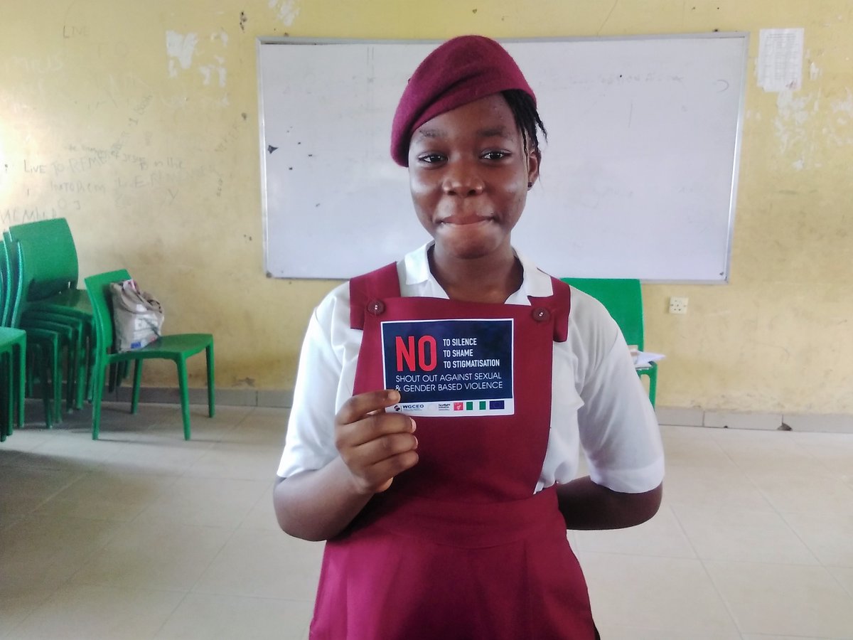 wgcceeo's tweet photo. When Adolescents &amp; Young People are adequately informed about their #BodyRights, they are Bold 2 Speak Out against Every Form of Sexual &amp; Gender Based Violence in their Communities &amp;Schools #bodyrightNG @UNFPANigeria @ullamuller @Shedecides @PathfinderInt @UNFPA @GlobalSpotlight https://t.co/VEfLGgPtSl