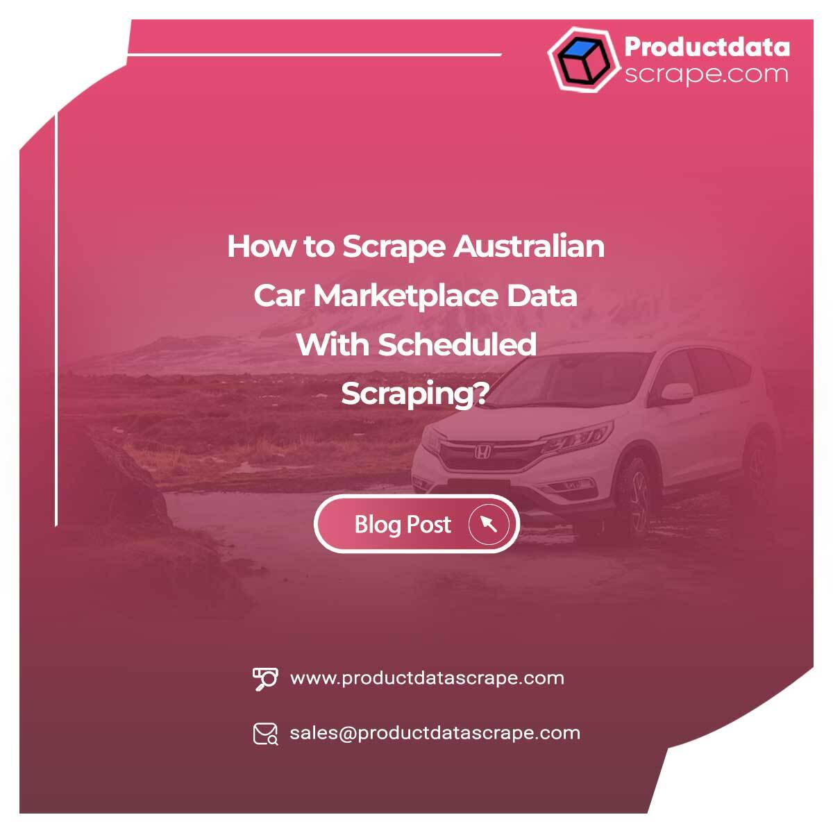 ProductScrape's tweet image. In this #blog, learn how to #scrapeAustraliancarmarketplacedata from various platforms in a customized format with scheduled frequency using #automobiledatascraping.

&amp;gt;&amp;gt; medium.com/@productdatasc…

#scrapeaustraliancarmarketplacedata  #WebScrapingServices  #Productdatascrape #usa