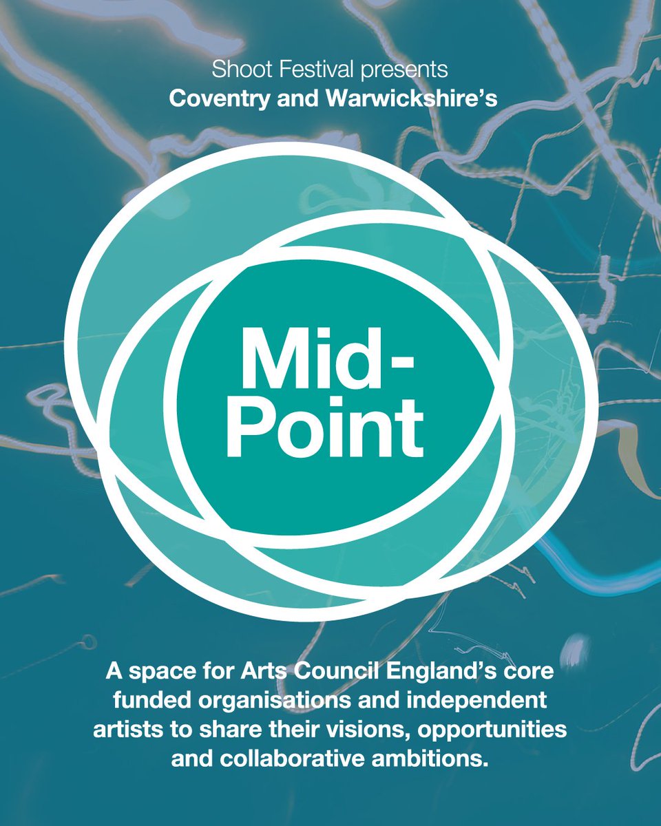 ARTISTS OF COV & WARKS, join us for #MidPoint - 18th July (9am-2pm) @BelgradeTheatre. 11 NPO/IPSO's (@ace_midlands Core Funded orgs) of the area have committed to presenting their plans and aims for the next 3 years, alongside 11 independent artists. Link bit.ly/3NCVuXl