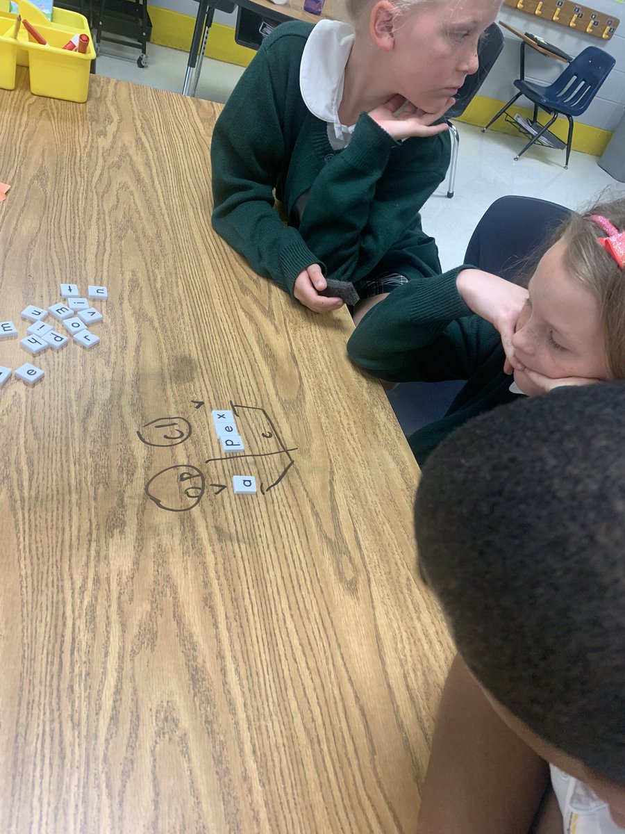 denisemaye3rd's tweet photo. Mrs. Maye’s 3rd grade literacy camp students are practicing their syllabication skills…and are good at it!!💙💚💛
#literacycamp23
#themertzway https://t.co/KygiQNJrOU
