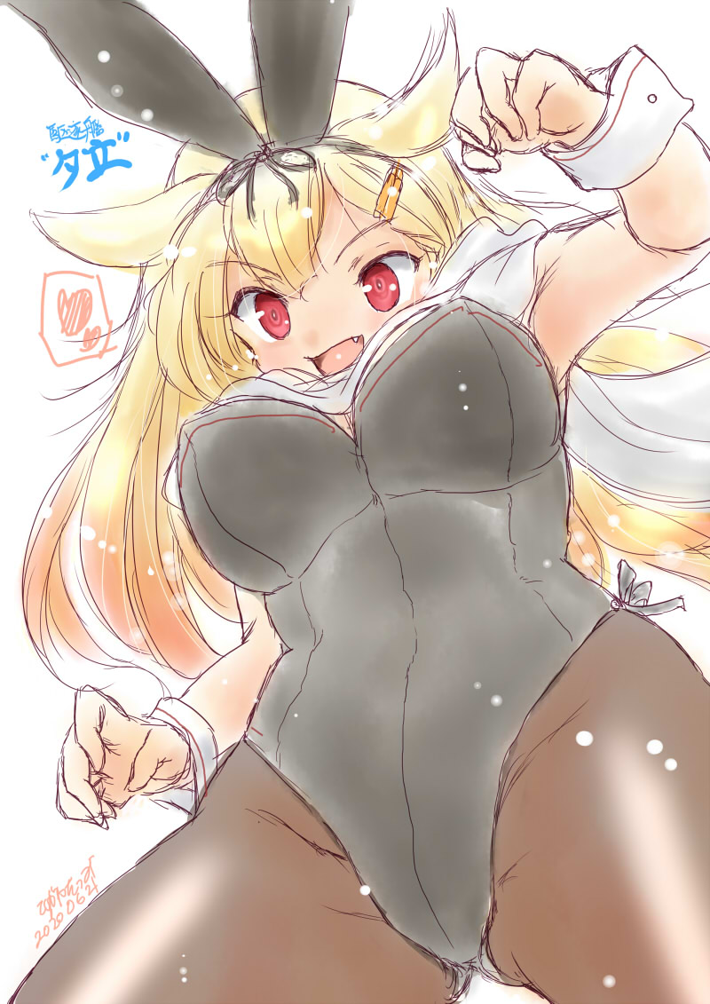夕立(艦これ) ,夕立改二 「ぽいぬ進水日!!( ;∀;)※尚過去絵 #艦これ #夕立進水日」|こしがやたつみのイラスト