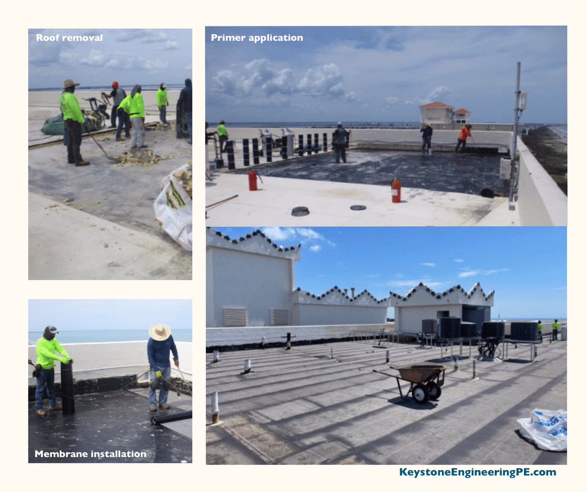 Progress on the Xanadu re-roof project was made even better by positive feedback from our client: “We are VERY pleased with the progress AND the professionalism of everyone involved.” #roofing #structuralengineers #construction #reroof #keystoneengineering #keystoneengineeringpe