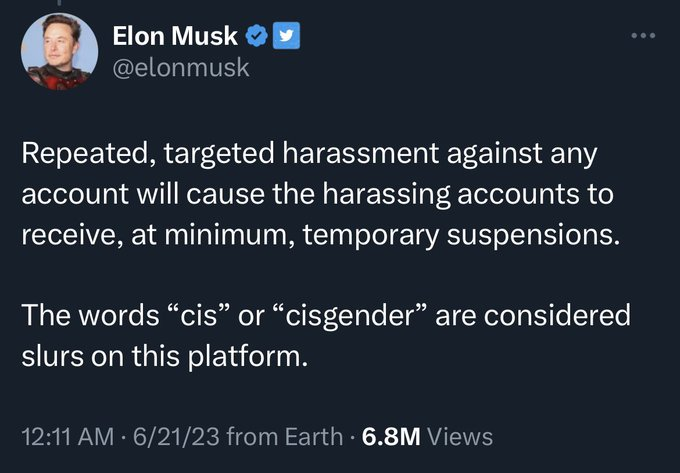 Thank you to Elon Musk for working to bring sanity back. 👇