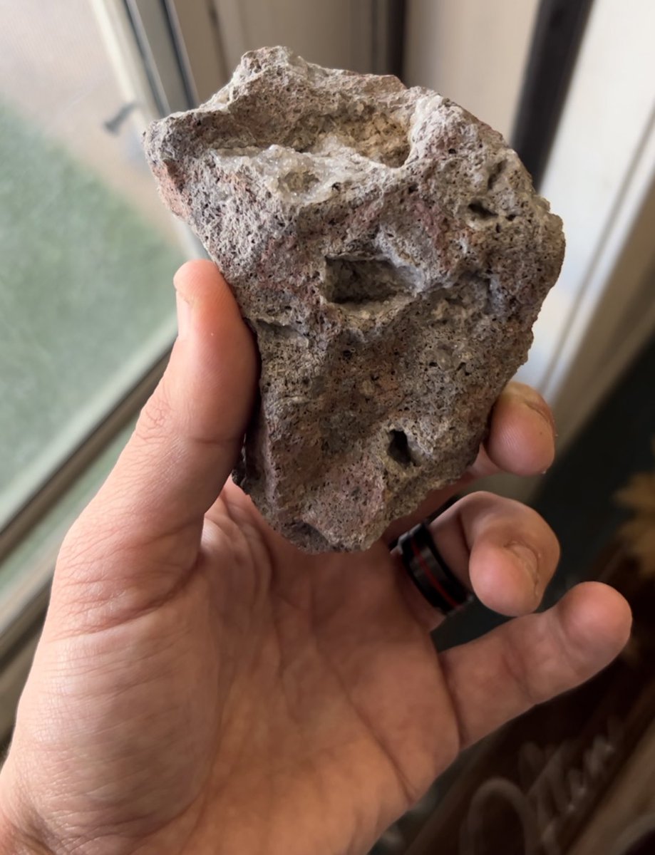 6The6AntiChris6's tweet photo. While my lil one and I were on the mountains exploring we found many geodes, but this one came with a heart inside and it was one of our favorite! #geodehunting #heartshapedgeode #familyfun #exploring #iavesummerfest #quackityspace https://t.co/MvJfcLTZOr