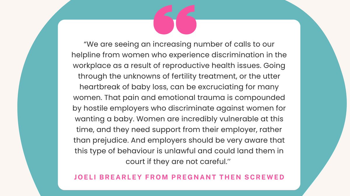 Fertility can have a huge impact on women in the workplace. And yet many workplaces don't even recognise this as an issue - or worse create hostile environments to people who are going through this difficult process.

#fertility #womenshealthmatters #womenshealth