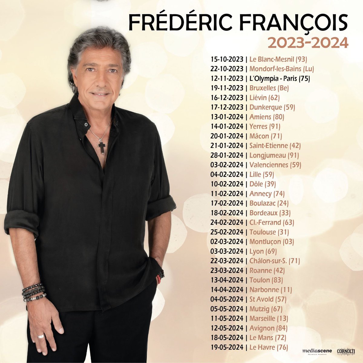 Frédéric François en tournée !
Un spectacle à ne surtout pas manquer 😊
Réservations : bit.ly/3JIEQCs