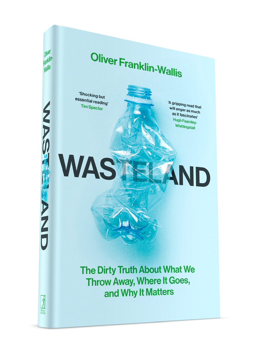 My book WASTELAND is out tomorrow! @mary_roach called it “the most impressive nonfiction I've read in some time.” Publisher's Weekly called it “a vital call to action.” My wife called it “a book.”