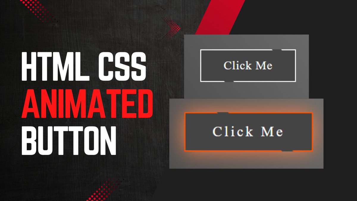 CodemasterJamil's tweet image. 🚀 Excited to share my latest CSS button creations! Enhance your website&apos;s user experience with these animated buttons. See them live at 
youtu.be/BiahxAlDKDk
Let&apos;s connect and create remarkable web experiences together! 💻💡 
#html5 #css #animation #webdevelopment