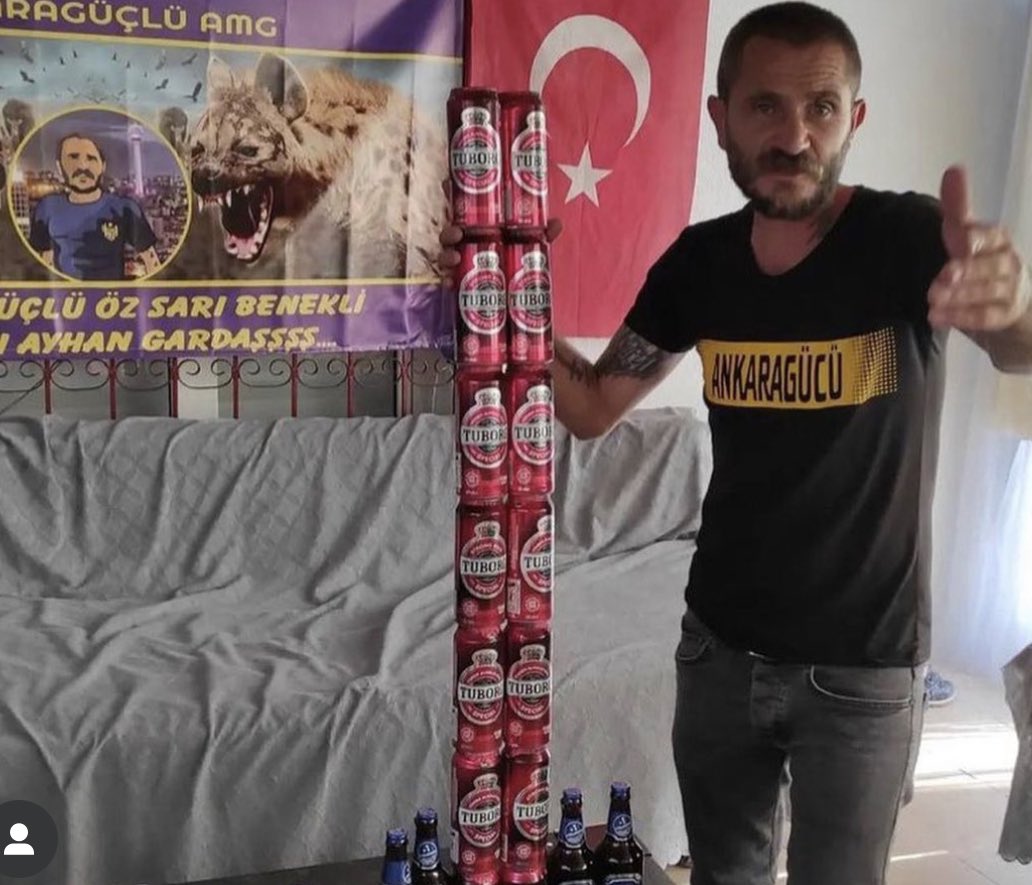 Manita alkol kullanıyor musun? 
- ben