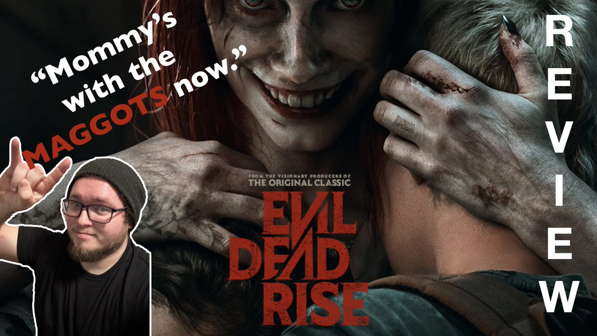 I know this is super late, but the final review in my EVIL DEAD franchise series on the channel will premiere today at 11:00am EST!

Be sure to show it some love!

Stay DEAD My Friends!
#EvilDeadRise  #theevildead