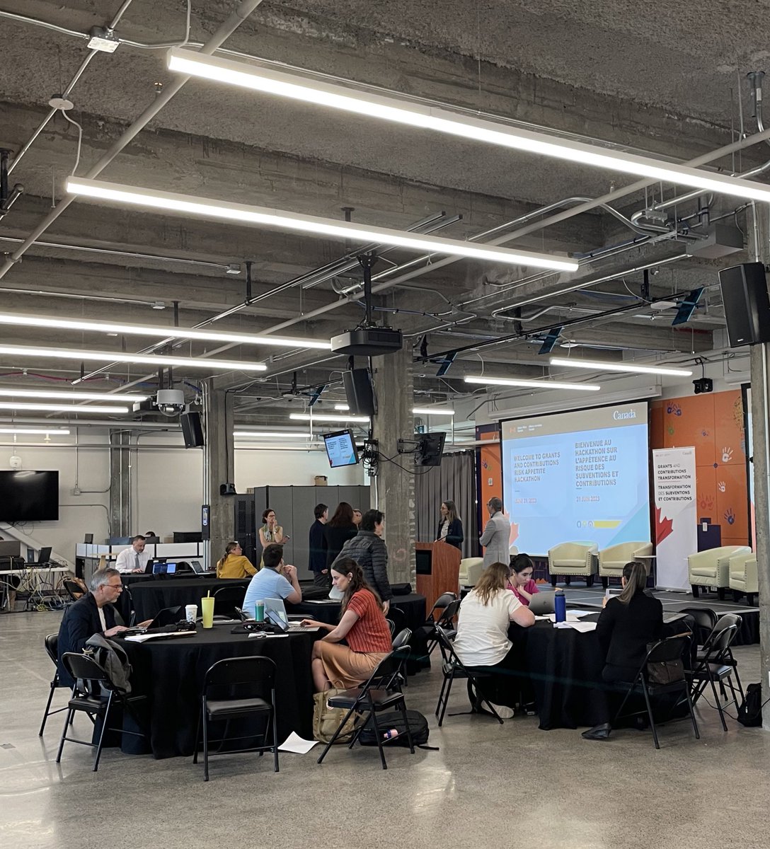 patriciavpena1's tweet photo. Final team prep for 1st @GAC_Corporate #GrantsContributionsTransformation Hackathon. The co-designed outcomes of the Hackathon will help shape how we deliver international assistance in the future. +500 👥 registered #innovation #experimentation #results #SDGs #partners https://t.co/COFD7B4cWw
