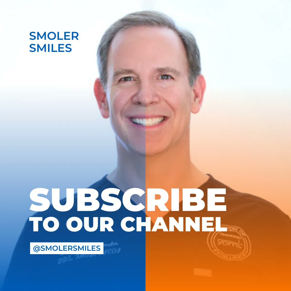 Subscribe to our YouTube channel to see more informative information on dental implants, YOMI, SmollerXpress and patient transformations! Click the link! 

buff.ly/3qJBrO1 
#SmolerSmiles #DrBruceSmoler #SmolerXpress #DentalImplants #SmileTransformation #YouTube