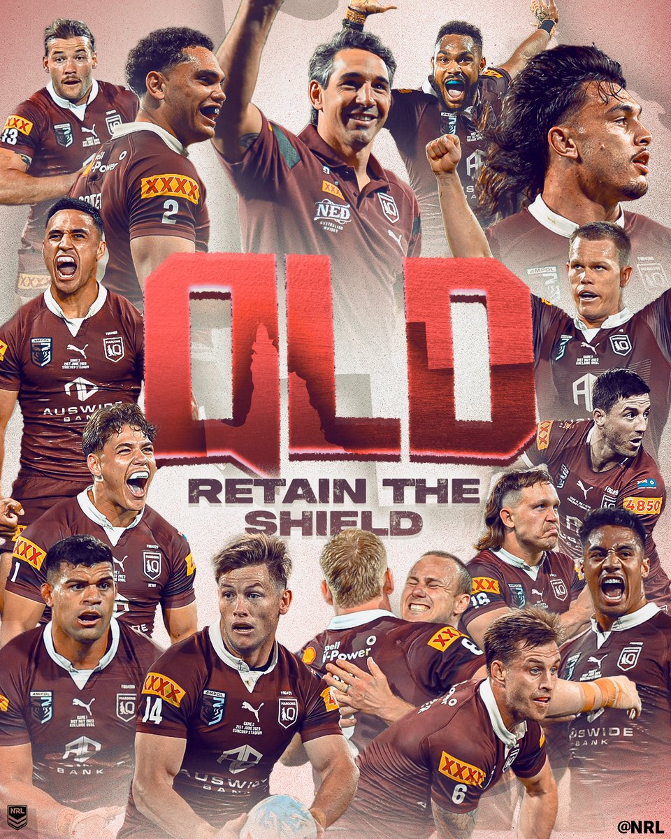 Queensland retain the shield and will be looking to secure the first series whitewash in 13 years! 

#Origin