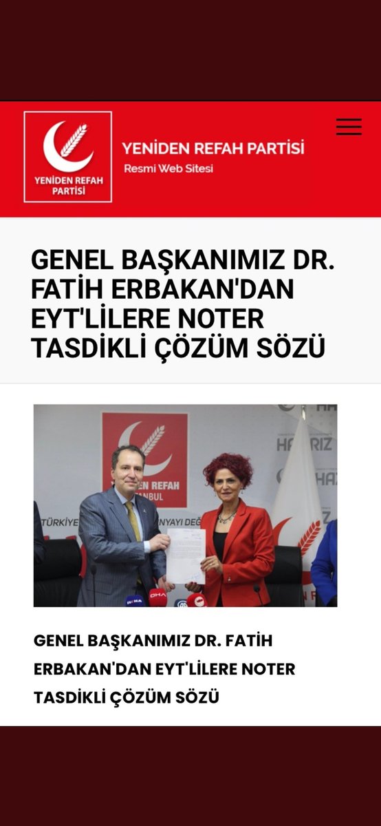 Başladığımız mücadeleyi, haklarımızı tam almadan  bitirmeyeceğiz.

Kamuoyuna yapılan açıklamaların aksine;

'EYT MESELESİ KÖKTEN ÇÖZÜLMEMİŞTİR'

5000 Prim ve Kısmi Emeklilik masada bırakılmıştır.

@RTErdogan @isikhanvedat @vedatbilgn @ErbakanFatih

#YarımKalanEytTamamlansın