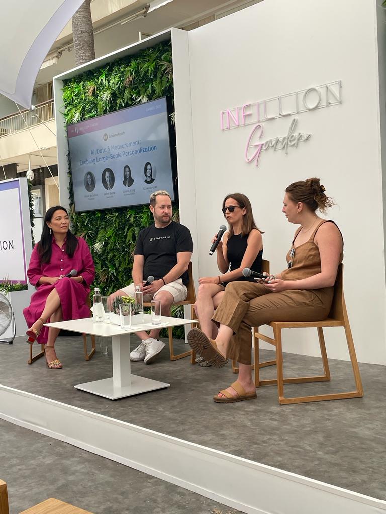 “I like to get my hands into media, I like to understand strategy. The conversation of understanding why things need to be personalized before you make them is extremely important.” –@girlnamedstevie, @ssandk

#InfillionAtCannes #CannesLions2023 #HireDifferent #Personalization