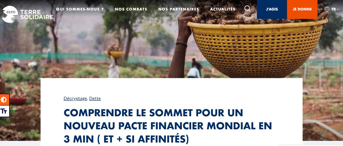 [SUMMIT ALERT 🚨] Demain s'ouvrira à Paris le sommet pour un nouveau #pactefinanciermondial à l'initiative @EmmanuelMacron. 

Le but ? Changer les règles du jeu pour répondre aux besoins 💰 des pays du Sud face à la crise climatique et la lutte contre la pauvreté. On décrypte 👇