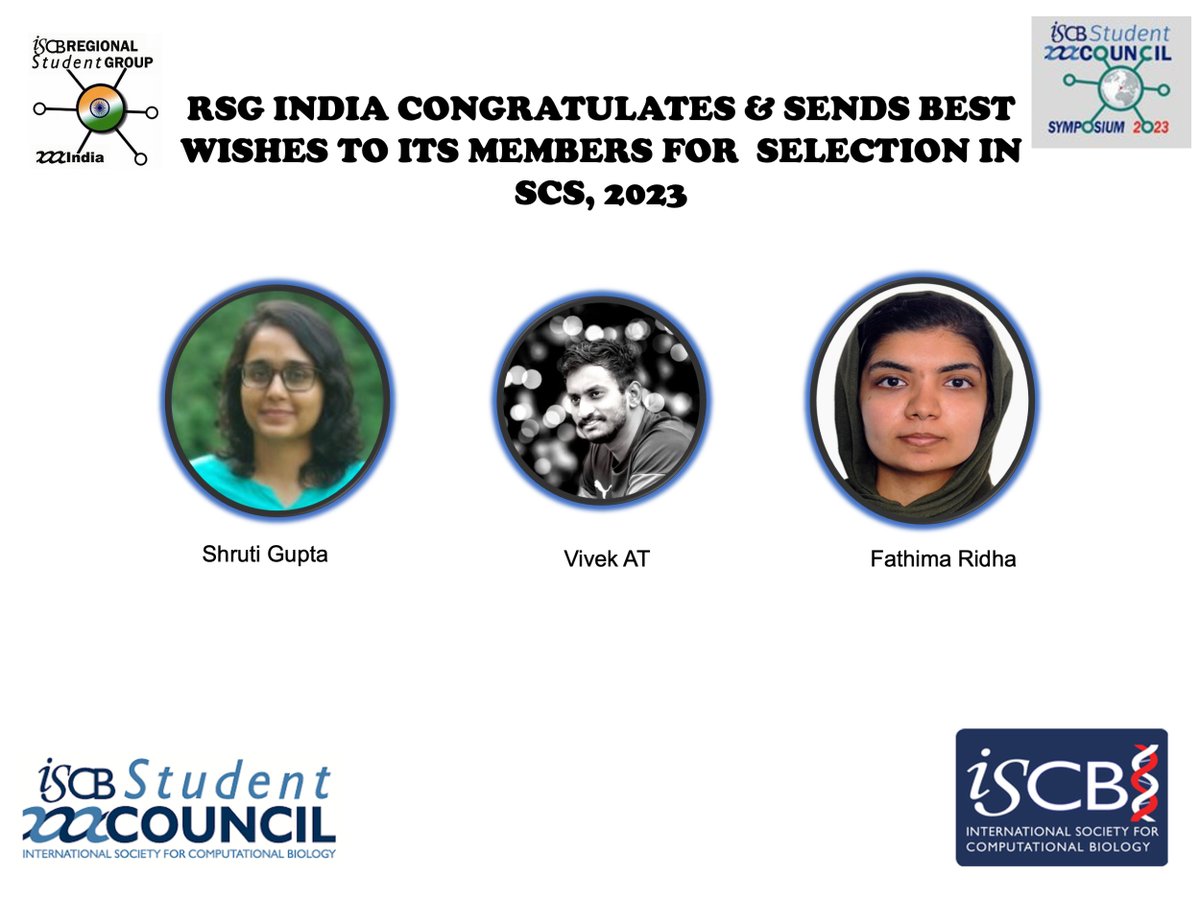 Best wishes! Looking forward to a great SCS 2023, @iscb_scs @iscb @iscbsc #SCS2023