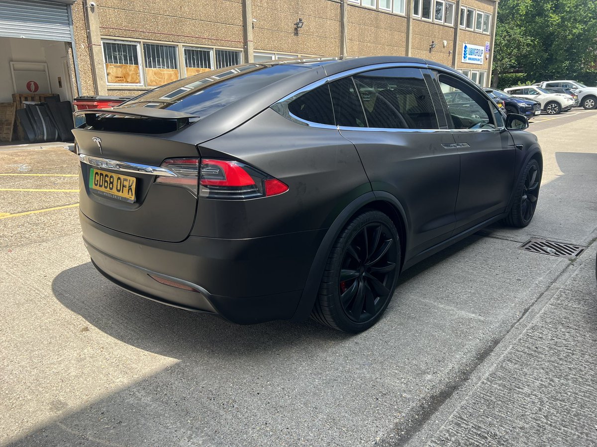Tesla Model X vinyl wrapped matt black at Wrapping Cars London - #tesla #teslamotors #matte #black #wrap #carwraping #london 
-
wrappingcars.co.uk