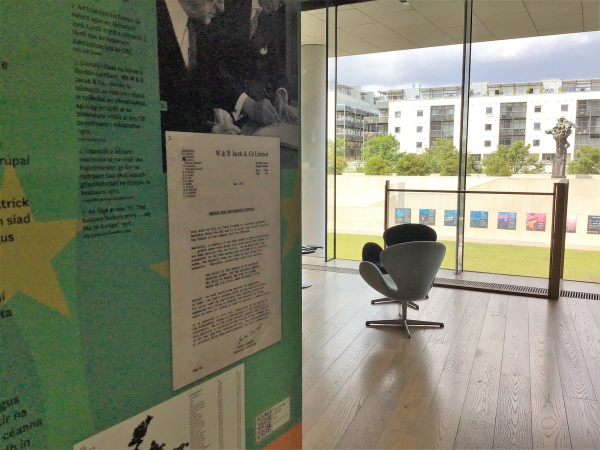 Don't forget to pop into @dlrLexIcon to catch the exhibition marking fifty years of Ireland's membership of the EU before it closes. Level 3, until 29 June. #EU50 #dlrLibraries @dlrcc