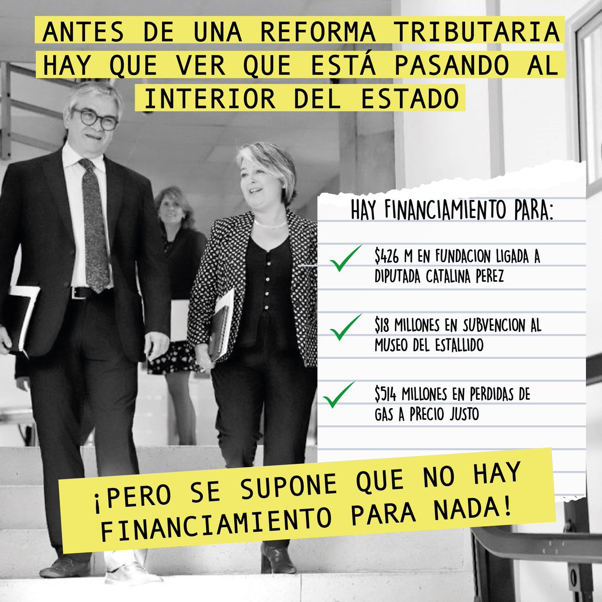 <a href="/MaxiPatriota/">Maximiliano Lobos 🇨🇱</a> <a href="/GabrielBoric/">Gabriel Boric Font</a> Es una ley mordaza para tapar la corrupción y el despilfarro de estos comunistas,  están saqueando al país y quieren desangrar aún más a la clase media con más impuestos, por eso no les convienen las críticas #ChileEnMalEstado