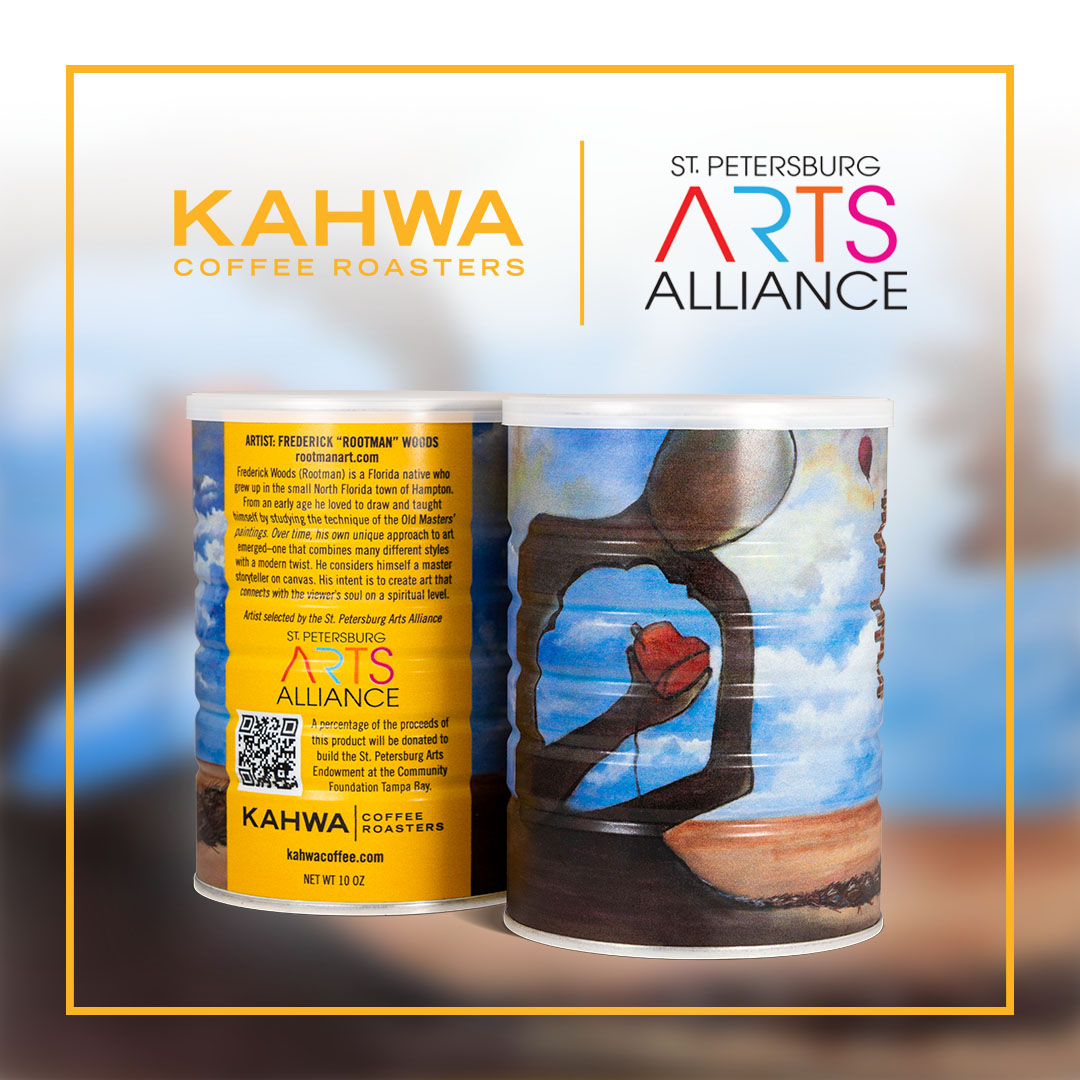 StPeteArts's tweet photo. On sale now! “Rootman” Art Wrapped @KahwaCoffee Canisters - https://t.co/qI2u7riwhk #stpetearts #stpete #kahwacoffee #supporthearts #coffeelovers #artcollectors #stpeteartsalliance https://t.co/uUSLMHRo1K