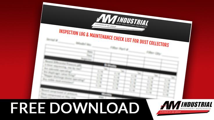 Use this simple checklist to keep track of which maintenance tasks you should be performing weekly, monthly, or annually to prolong peak performance and minimize repairs. 77923c8408.nxcli.io/inspection-log/ #amindustrial #usedequipment #refurbished #dustcollection