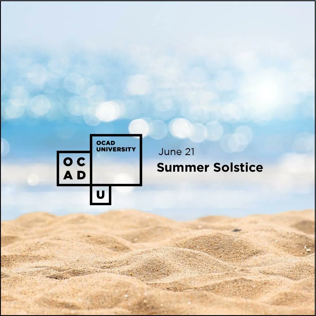 myOCADU's tweet photo. Happy #Litha #SummerSolstice to all celebrating! Enjoy the longest day of the year and the summer months ahead.  

#OCADU #ocaducampuslife #ocadugreetings https://t.co/wTpeSAsM7W