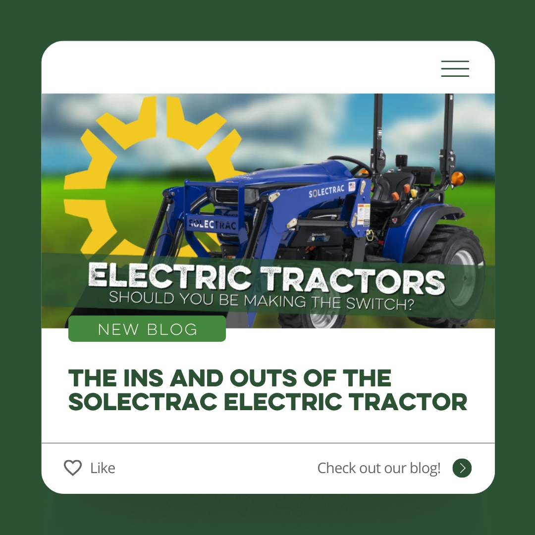🌱✨ Dive into the world of electric tractors with our latest blog post: The Ins and Outs of the Solectrac Electric Tractor! 

Read more on our blog -southlandorganics.com/blogs/news/the… 

#SouthlandOrganics #BlogPostAlert #ElectricTractor #SustainableFarming #EnvironmentalImpact