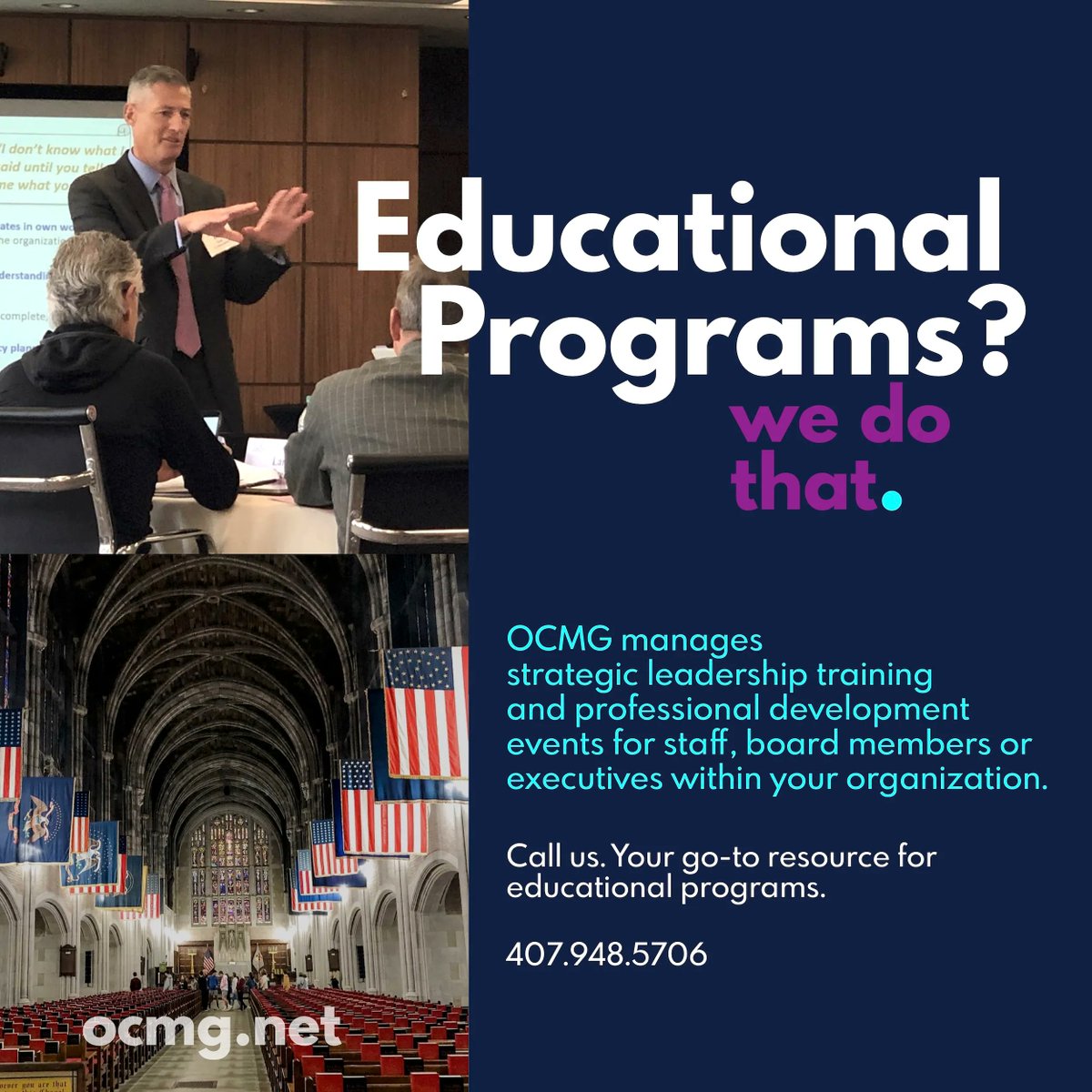 OCMGEvents's tweet image. Educational programs? We do that. Call 407-948-5706 or visit buff.ly/34NqqjM
#education #educationalprograms #educationalprogramming #eduprogramming #continuingeducation #adultlearning #franchiseconference #franchisemeetings #ifa2023 #ifa #corporateevents #orlando