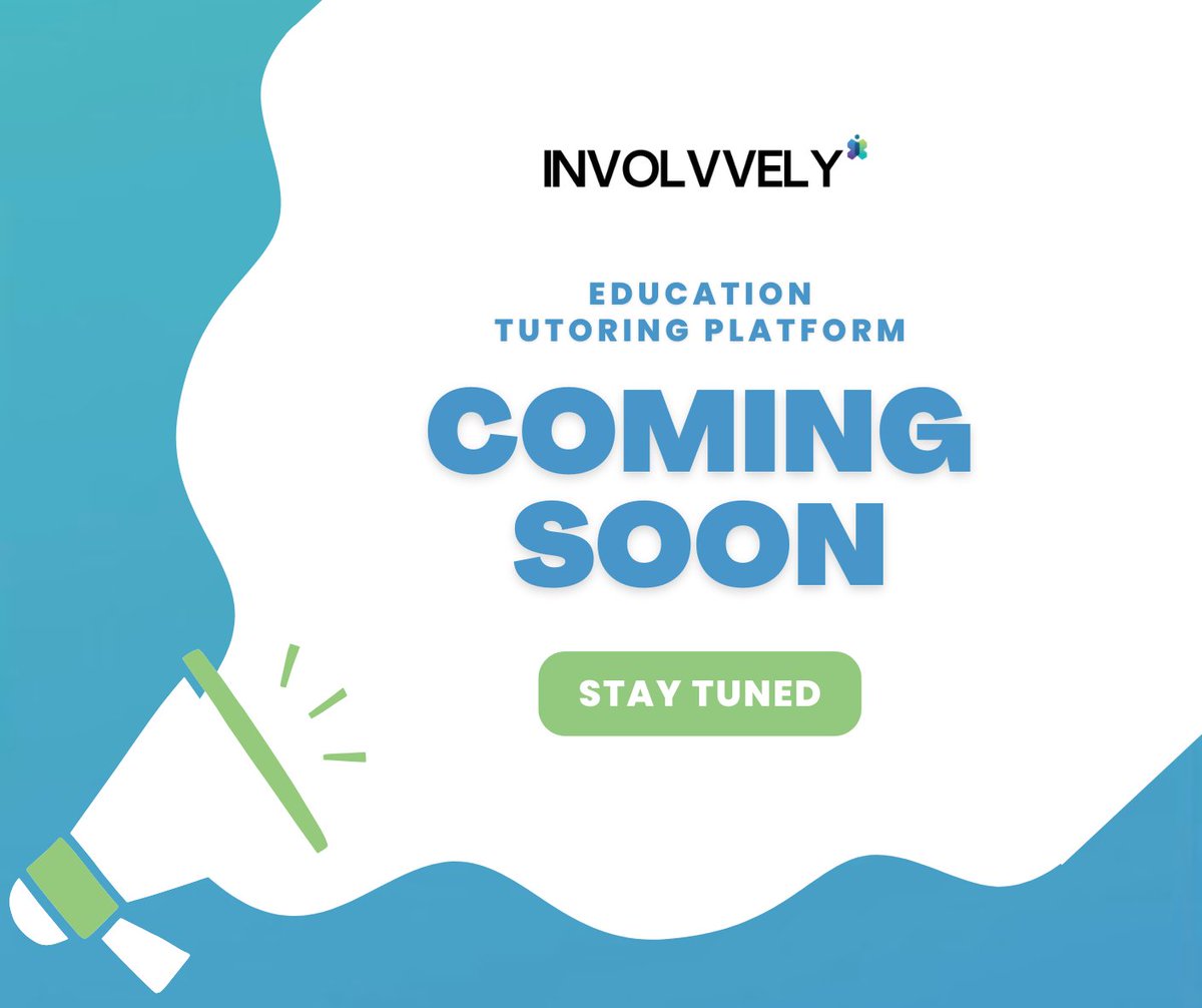 Exciting news! Coming soon: Our revolutionary tutoring platform to empower students and educators alike. Get ready to unlock your potential and achieve academic success.
#ComingSoon #TutoringPlatform #EducationRevolution #InvolvvelyTutor